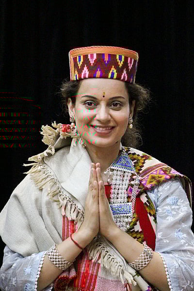 தேர்தல் பிரசாரத்தில் கங்கனா ரணாவத் - புகைப்படங்கள்