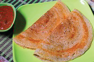 கம்பு - பருப்பு தோசை