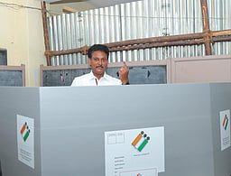 அமைச்சர் அன்பில் மகேஸ் வாக்களித்தார்!