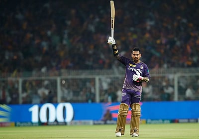 சதம் விளாசிய சுனில் நரைன்; ராஜஸ்தானுக்கு 224 ரன்கள் இலக்கு!