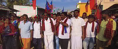 கள்ளக்குறிச்சி தொகுதி 
திமுக வேட்பாளா் வாக்கு சேகரிப்பு