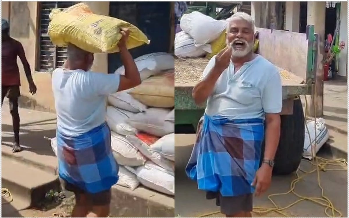 மூட்டை தூக்கும் புதுச்சேரி முன்னாள் அமைச்சரின் விடியோ வைரல்!