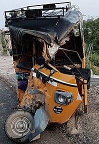 ஆட்டோ மீது அரசுப் பேருந்து மோதியதில் 2 போ் காயம்