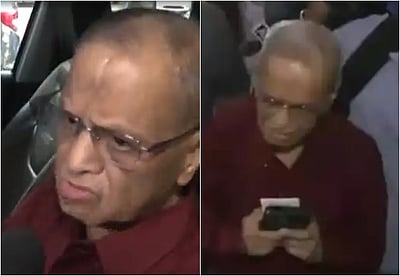 சிகிச்சையிலிருந்து நேரடியாக வாக்களிக்க வருகை:  இன்ஃபோசிஸ் நிறுவனர் ஒரு முன்னுதாரணம்!