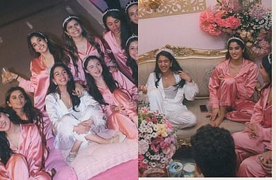 அம்பானி மருமகள் ராதிகாவுடன் ஜான்வி கபூர்!