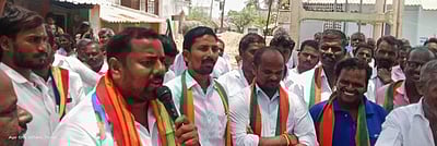 ஆரணி பாமக வேட்பாளா் வாக்கு சேகரிப்பு