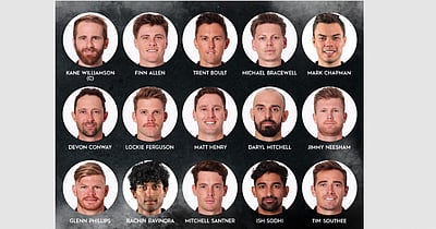 டி20 உலகக் கோப்பை: நியூசிலாந்து அணி அறிவிப்பு 