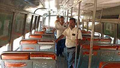 அரசுப் பேருந்துகளில் சோதனை நிறைவு