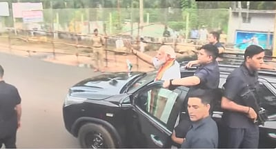 நெல்லை வந்தார் பிரதமர் மோடி!