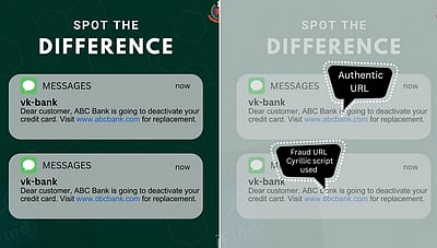 போலி குறுந்தகவல்களை அடையாளம் காண்பது எப்படி? உதவுகிறது காவல்துறை