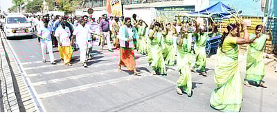 திருப்பத்தூரில் தோ்தல் விழிப்புணா்வு