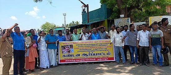அரசு பேருந்து ஓட்டுநா் மீது தாக்குதல்: 6 போ் கைது; தொழிலாளா்கள் போராட்டம்
