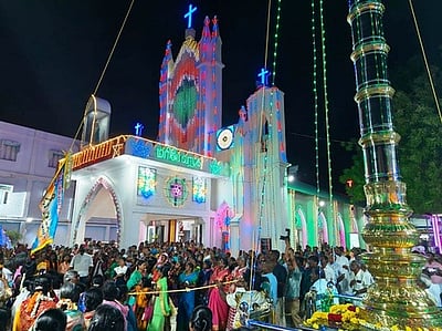 புனித பனிமய மாதா கோயில்
பவள விழா கொடியேற்றம்