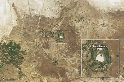 விண்கல்லால் 6,900 ஆண்டுகளுக்கு முன்பு ஏற்பட்ட பள்ளம்!