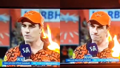 கம்மின்ஸுக்கு ஆரத்தி எடுத்த தெலுங்கு ரசிகர்! வைரல் விடியோ!