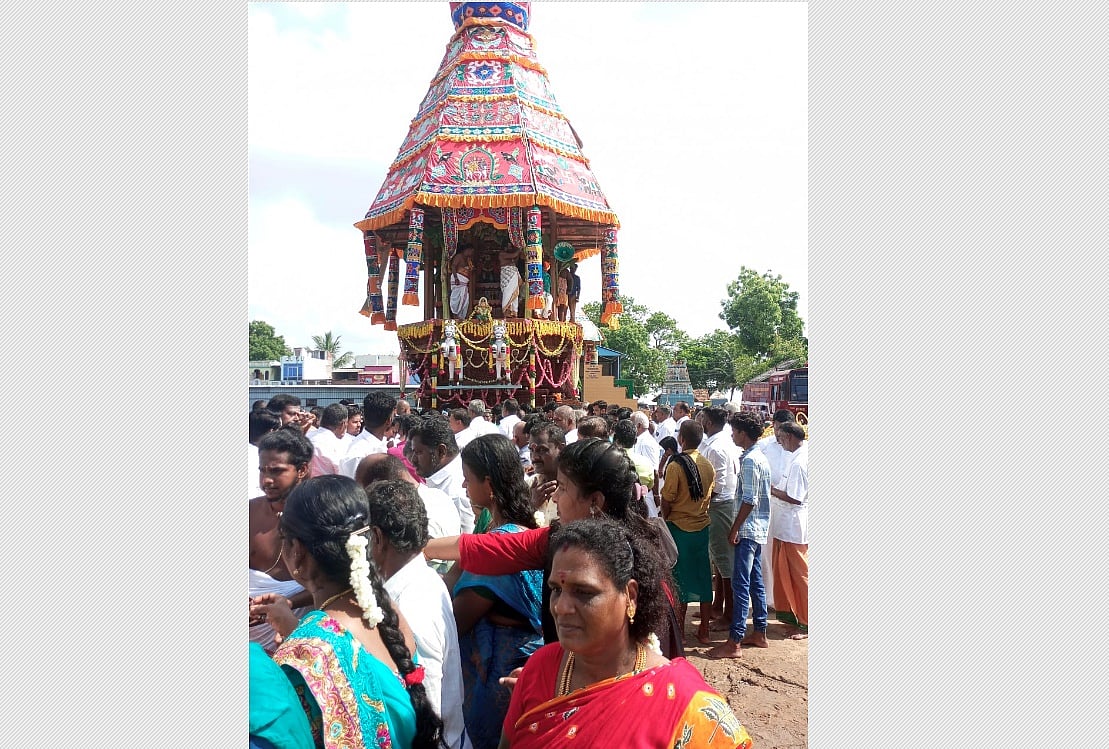 திருவொற்றியூர் ஸ்ரீ பாகம்பிரியாள் கோயில் சித்திரைத் திருவிழா தேரோட்டம்