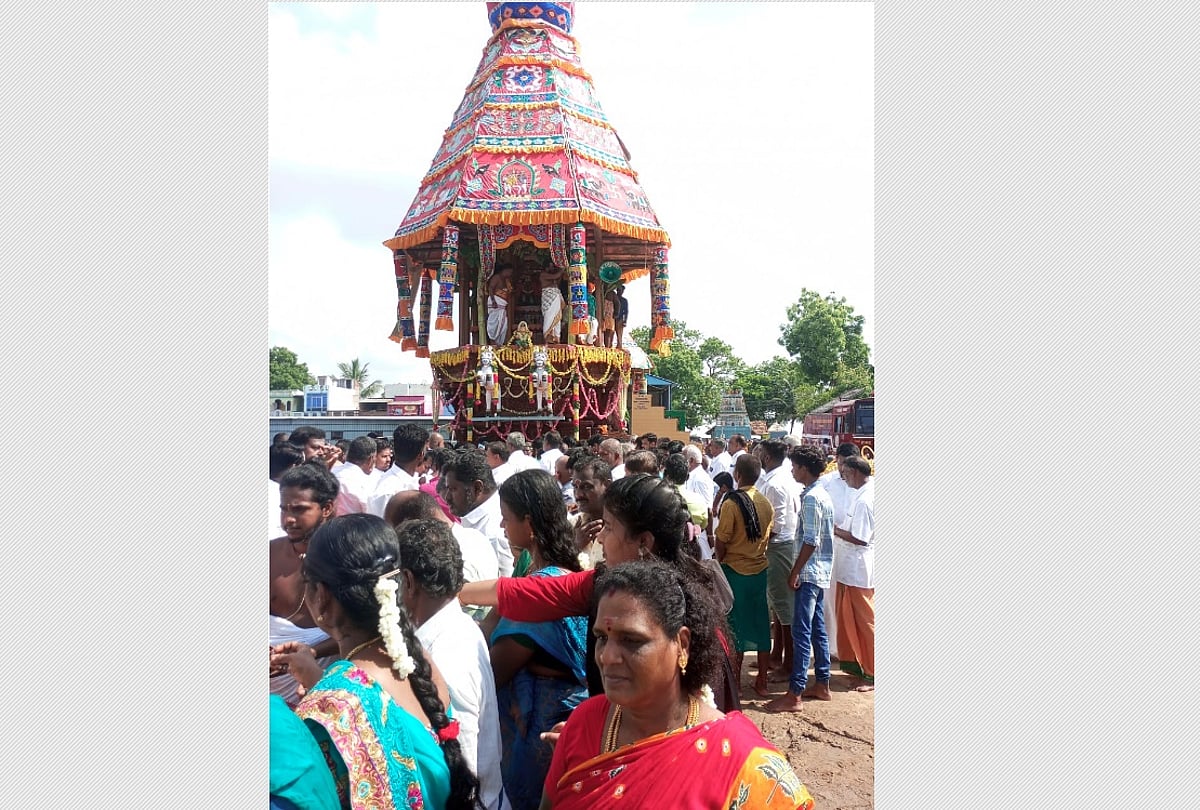 திருவொற்றியூர் ஸ்ரீ பாகம்பிரியாள் கோயில் சித்திரைத் திருவிழா தேரோட்டம்