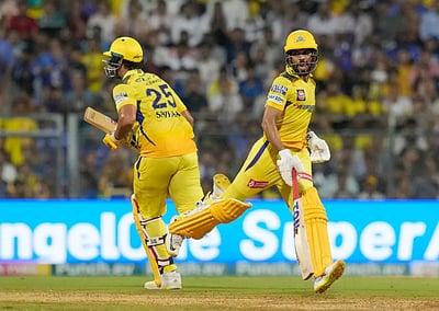 ருதுராஜ், ஷிவம் துபே அதிரடி: மும்பைக்கு 207 ரன்கள் இலக்கு!