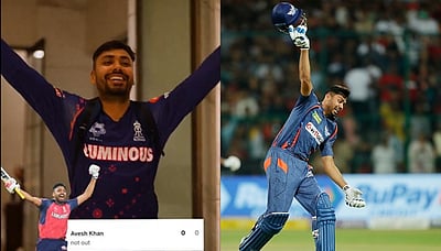 இது 2-ஆவது முறை: ரன் அடிக்காமலே ஜெயித்த ஆவேஷ் கான்! 