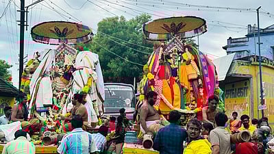 கீழாம்பூரில் பரமகல்யாணி அம்பாளுக்கு வசந்த விழா