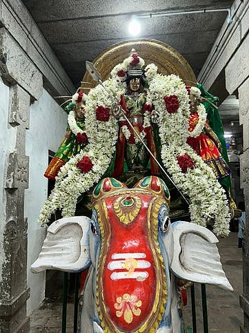 யானை வாகனத்தில்...