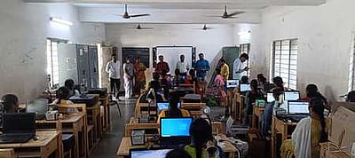 பள்ளி மாணவா்களுக்கு ஆதாா் பதிவு:  இல்லம் தேடி கல்வித் திட்ட தன்னாா்வலா்களுக்கு பயிற்சி