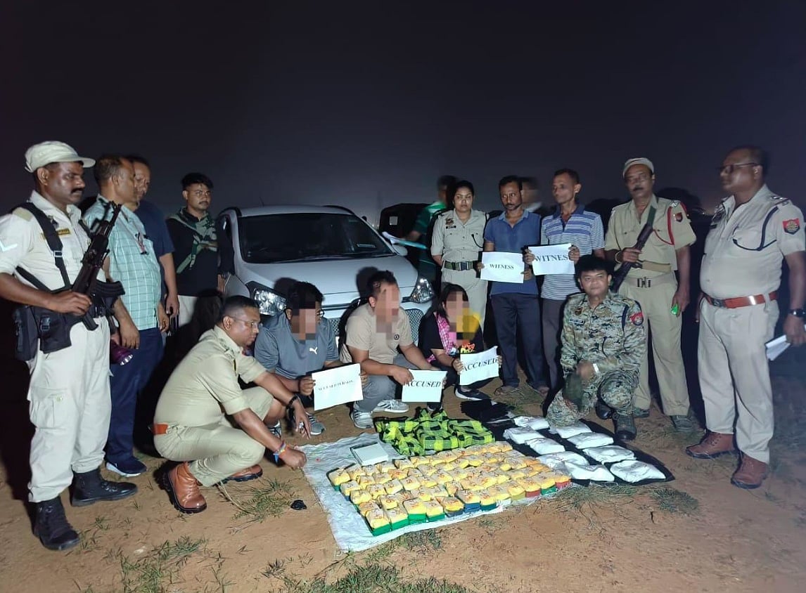 அசாமில் ரூ.105 கோடி மதிப்பிலான ஹெராயின் பறிமுதல் 