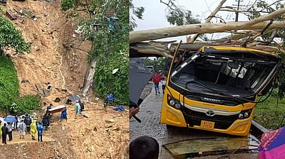 வடகிழக்கு மாநிலங்களை புரட்டிப்போட்ட 'ரீமெல்' புயல்: 
14 பேர் பலி!