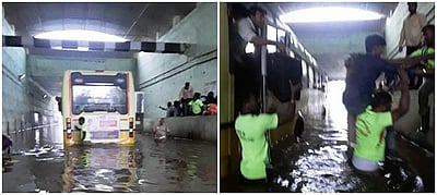 வள்ளியூரில் ரயில்வே சுரங்கப் பாதையில் சிக்கிய அரசுப் பேருந்து: ஓட்டுநர் பணியிடை நீக்கம்