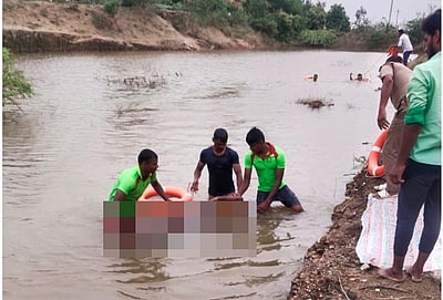 சூலூர் அருகே குட்டையில் மூழ்கி தந்தை, மகள் என ஒரே குடும்பத்தைச் சேர்ந்த 3 பேர் பலி