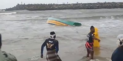 கேரளம்: படகு கவிழ்ந்து மீனவர் பலி