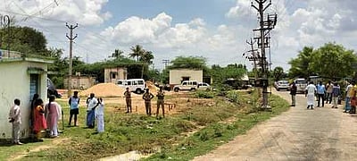 குடிநீரில் மாட்டுச் சாணம் கலப்பு வழக்கு: புதுகை சிபி-சிஐடி போலீஸாா் ஆய்வு