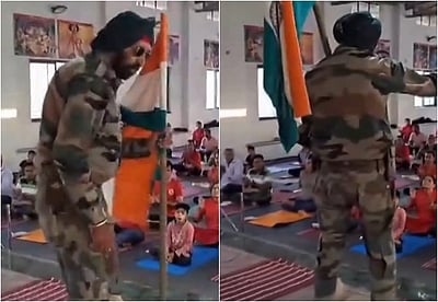 தேசப்பக்தி பாடலுக்கு நடனமாடும்போது உயிர் துறந்த நபர்: விடியோ வைரல்! 