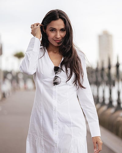 பாரதிராஜா சார், பாருங்க... வெள்ளை நிற தேவதை... ஆண்ட்ரியா...