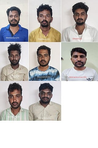 சிறுமிக்கு பாலியல் தொல்லை: 
குண்டா் சட்டத்தில் 8 போ் கைது