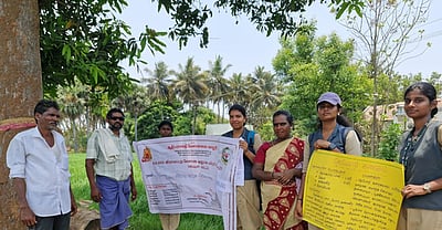 இயற்கை விவசாயம் குறித்து விவசாயிகளுக்கு விழிப்புணா்வு