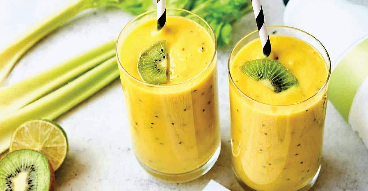 கிவி மாம்பழ ஜூஸ்