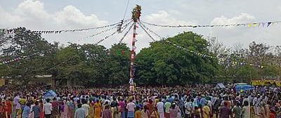 தேவிகாபுரத்தில் அா்ச்சுனன் தபசு நிகழ்ச்சி