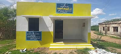 கமுதி அருகே 2 மாணவா்களுக்காக ரூ. 7.43 லட்சம் செலவில் காலை உணவுத் திட்டத்துக்கு சமையல் கூடம்