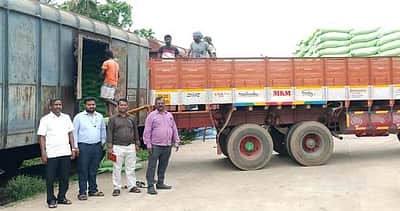 டெல்டா குறுவை சாகுபடிக்கு 1,250 மெட்ரிக் டன் உரம் ரயிலில் கொண்டுவரப்பட்டன