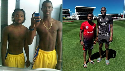 சிறுவர்கள் - ஆண்கள்: ஆர்ச்சருடன் எடுத்த புகைப்படங்களைப் பகிர்ந்த அமெரிக்க வீரர்! 