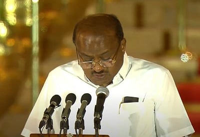 ஹெச்.டி.குமாரசாமி மத்திய அமைச்சராக பதவியேற்பு