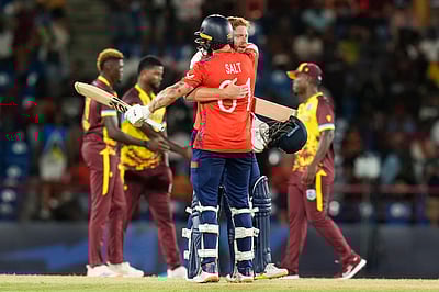 சூப்பர் 8: மே.இ.தீவுகள் அணியை வீழ்த்தியது இங்கிலாந்து! 