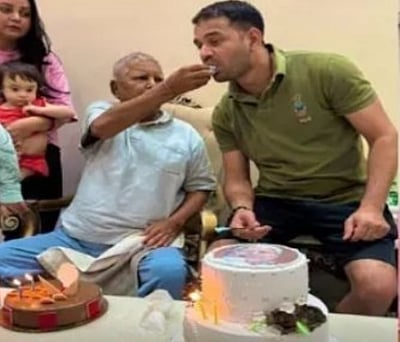 77வது பிறந்தநாளைக் கொண்டாடும் லாலு பிரசாத்