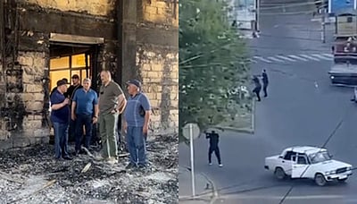 ரஷிய தேவாலயங்கள், யூத வழிபாட்டுத் தலங்களில் தாக்குதல்: 15 போலீஸாா் உள்பட 28 போ் உயிரிழப்பு