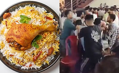 சண்டைக்கு காரணமான லெக் பீஸ்: திருமணத்தில் களேபரம்!