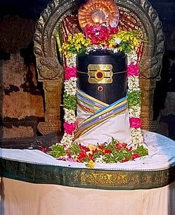 அரசிராமணி சோழீஸ்வரா் கோயிலில் பிரதோஷ சிறப்பு பூஜை