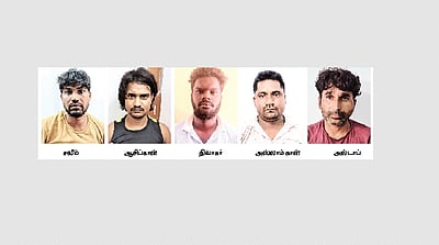 வடமாநில கொள்ளையர்களை 2 மணி நேரம் விரட்டிப் பிடித்த போலீஸார்