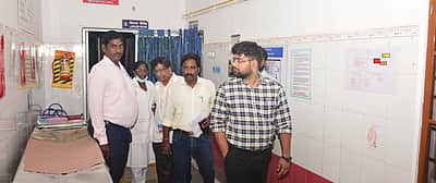 திண்டிவனம் மருத்துவமனைகளில்
சாா் - ஆட்சியா் ஆய்வு