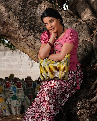 கிராமத்து தேவதை.. சாக்‌ஷி!